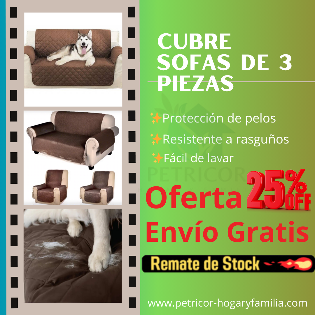 COVERLUX™ - Pack Cubre Sofás 3 Piezas