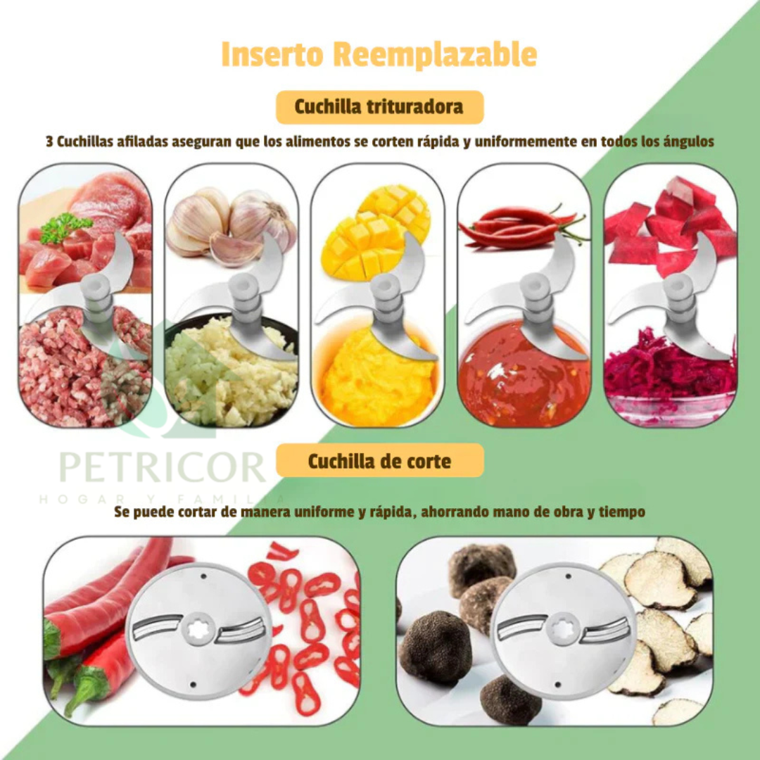 SliceIt™ - Cortador de Verduras Eléctrico