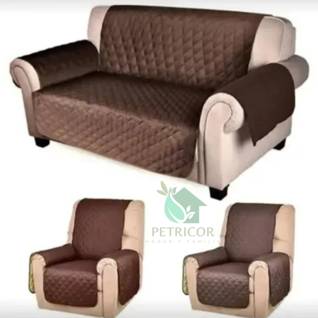 COVERLUX™ - Pack Cubre Sofás 3 Piezas