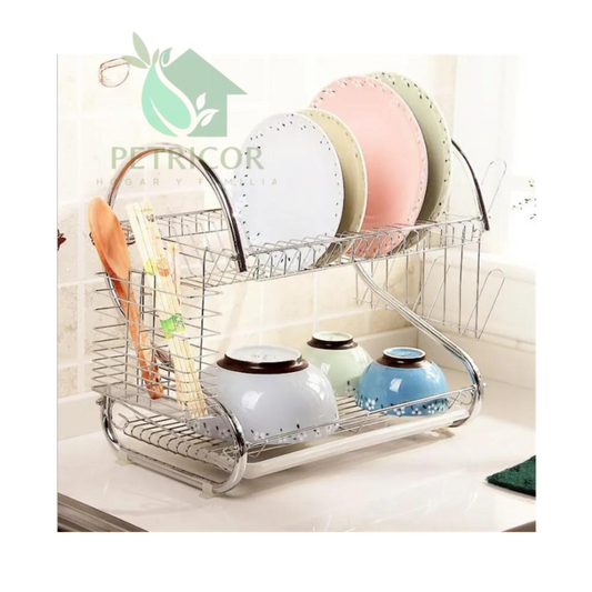 ApexDry™ - Secador de Platos de 2 Niveles de Acero