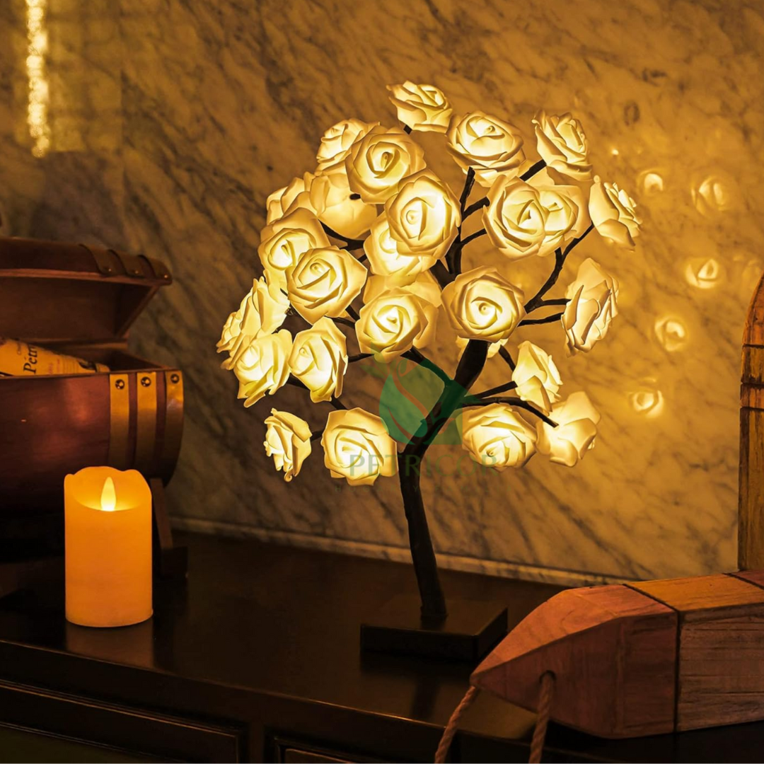 LIGHTBLOOM™ - Lámpara de árbol Rosas con Luces