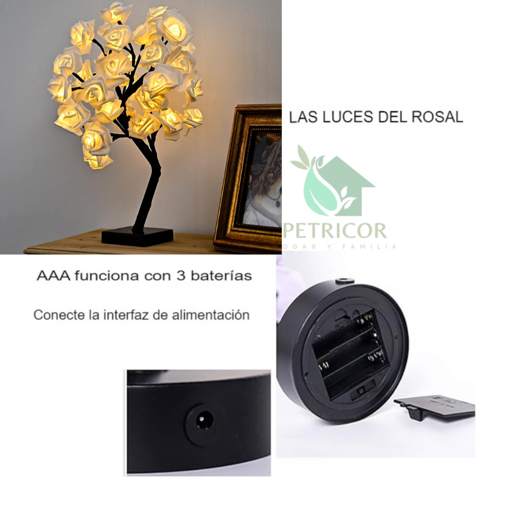 LIGHTBLOOM™ - Lámpara de árbol Rosas con Luces