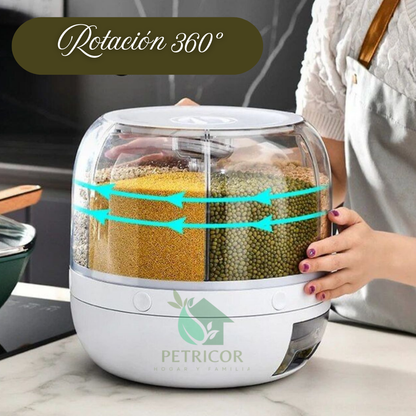 NUTRITURN 360® - Dispensador De Granos Giratorio