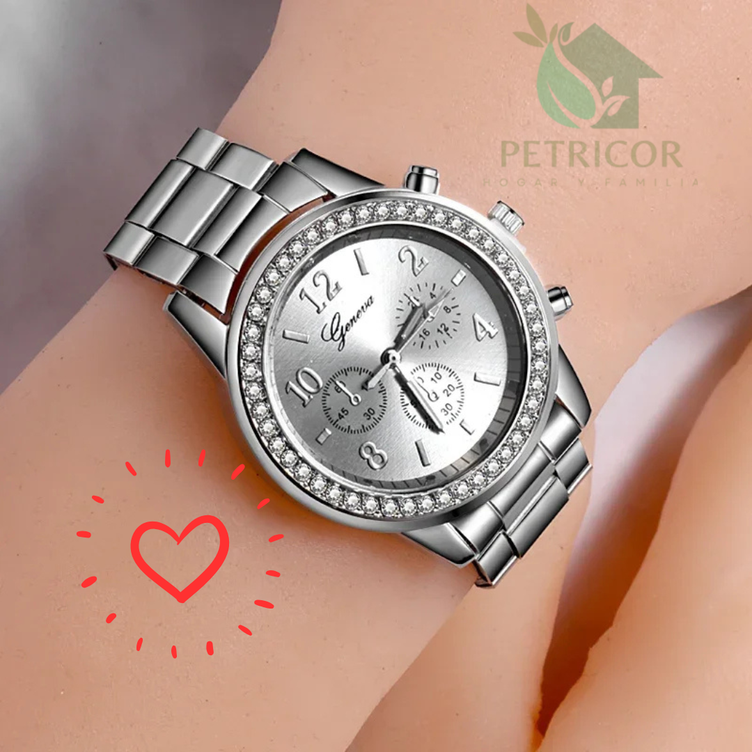 WristGlam™ – Set de Reloj y Pulsera para Mujer.