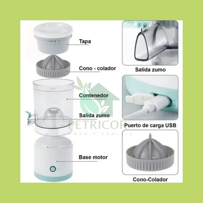 JuiceSpark™ - EXPRIMIDOR DE JUGO INALAMBRICO